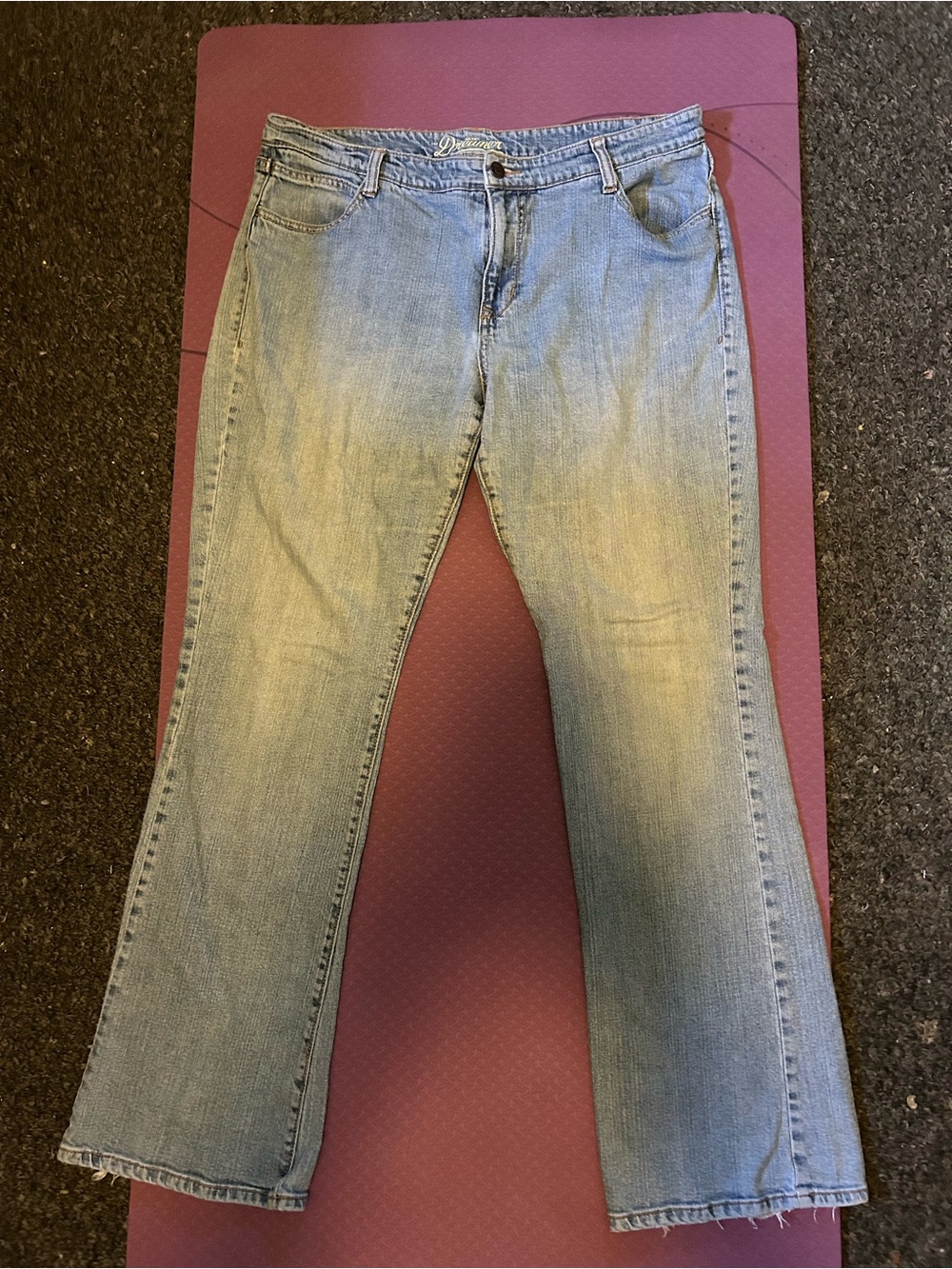 Old Navy light wash bootcut jeans
